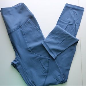 ilus label leggings - azul - medium